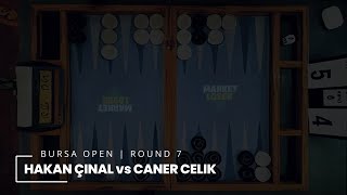 Hakan Çınal Black  Caner Celik  9th Bursa Open Backgammon Tournament 2024 [upl. by Atekram]