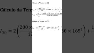 Tensão de Flexão Máxima na Viga  Resistência dos Materiais [upl. by Lupita883]