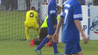 Romania vs Ukraine  Ranking match 1732  Highlight  Danone Nations Cup 2016 [upl. by Barra]