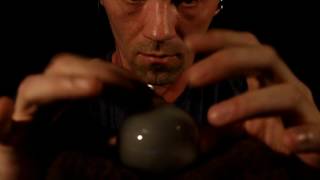 Light Bulb and Moss Stone Tapping ASMR 3Dio 60 FPS [upl. by Bierman]