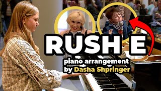 Rush E Piano arrangement by Dasha Shpringer Piano cover [upl. by Ahseiuqal800]