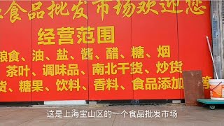 上海宝山区最大的食品批发市场，各种食品干货，酒水饮料品种丰富街拍街景 [upl. by Corie266]