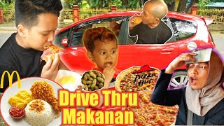 24 JAM DALAM MOBIL DRIVE THRU MCDONALD PIZZA HUT  eybel channel [upl. by Skipp]