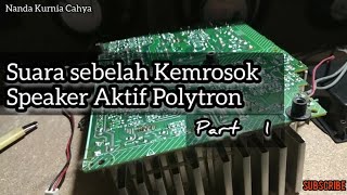 Suara Kemrosok Sebelah Speaker Aktif Polytron Pas28Part 1 [upl. by Slen290]