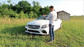 2019 Mercedes Benz C300 Convertible Review  Best Summer Car [upl. by Soll]