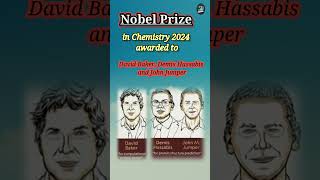 Nobel Prize in Chemistry 2024  Nobel Prize Chemistry Viralshort [upl. by Jenda]