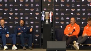 AFL Grand Final pre game press conference [upl. by Eibbed]