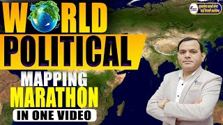 COMPLETE WORLD POLITICAL Mapping Marathon Class  Geography  UPPCS BY SUKH SHRESHTH ACADEMY [upl. by Huckaby526]