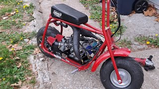 Twin Cylinder 2 Stroke Mini Bike Build [upl. by Enniotna]