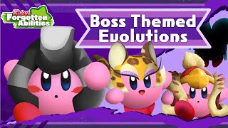 I Gave EVERY Copy Ability a Boss Themed Evolution in Kirby and the Forgotten Land [upl. by Heidie]