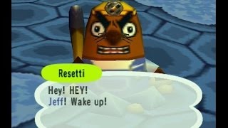 Animal Crossing  FirstPerson Resetti [upl. by Aicinat879]