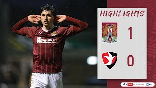 HIGHLIGHTS Northampton Town 1 Cheltenham Town 0 [upl. by Erej]