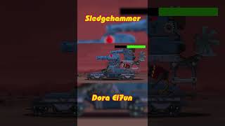 Evolution Battle Sledgehammer VS Dora El7un  tanks homeanimations gerand [upl. by Skipton]