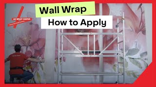 AD Wrap Center Mactac  Tips amp Tricks Wall Wrap How to Apply [upl. by Enilkcaj]