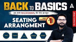 Seating Arrangement Basic Concepts in One Video  Sitting Arrangement Reasoning Tricks by Saurav Sir [upl. by Meagan]