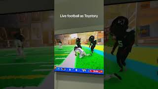 Toy Story football LIVE right now on Disney plus funny toystoryfootball toystory football [upl. by Yekcir]