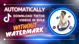 Software To Automatically Download Tiktok Videos In Bulk Without Watermark [upl. by Enileme]