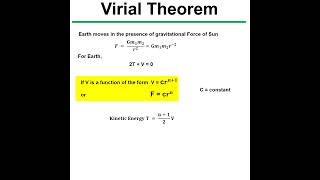 Virial Theorem Shorts [upl. by Filberto]