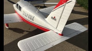 How to mechanically trim the stabilator on the EFlite Cherokee 13m Basic [upl. by Ymor]