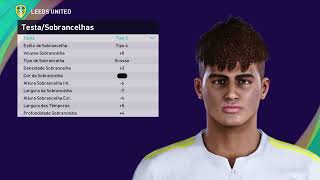 Mateo Fernández  Leeds United pes face [upl. by Roosnam759]