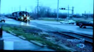 Destroyed in Seconds Train Smashes Semi Truck [upl. by Ylro]