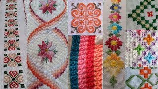 ponto de Cruz cross stitch bargello embroidery designs cross stitch patterns [upl. by Benoit803]