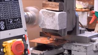 Milling some more home cast aluminium on a lathe [upl. by Isus]