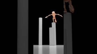 Jumping and superhero landing animation I created in maya 3d animation art [upl. by Roeser590]