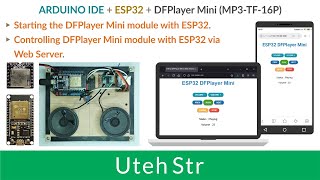 ARDUINO IDE  ESP32  DFPlayer Mini MP3TF16P  DFPlayer Mini MP3TF16P with ESP32 [upl. by Annaet]