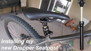 Installing My New DNM Dropper Seatpost [upl. by Yvonne]