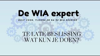 Te late beslissing van UWV wat kun je doen [upl. by Aseefan]