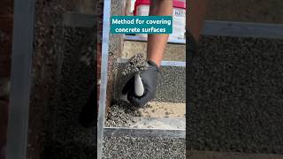 Method for covering concrete surfaces 🏡🇺🇲 construction concrete skills usa [upl. by Imelda]