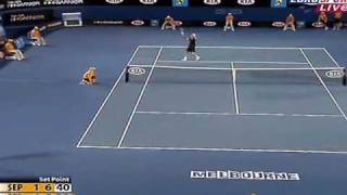 Federer VS Seppi R1 AO 2009 [upl. by Madelene]