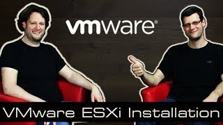 VMware Tutorial 02 ESXi Installation deutsch [upl. by Thury]