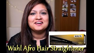 Wahl Afro Hair Straightener Review [upl. by Yelsew]