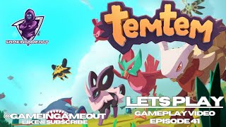 Lets play Temtem  Part 41  Dabmis Rest Water Shrine  2 of 2 Exp Farm [upl. by Ateekal]