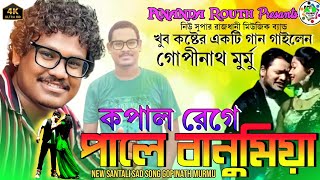 কপাল রেগে পালে বানুমিয়া  Gopinath Murmu  Kopal Rege Pale Banu Meya  New Santali Sad Song 2024 [upl. by Thetisa]