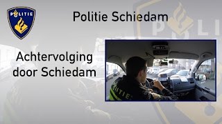 Politie PRO247 Achtervolging door Schiedam [upl. by Tjaden]