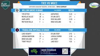 Traralgon Imperials B Grade v Willow Grove B Grade [upl. by Ailhat556]