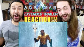 AQUAMAN  Extended TRAILER REACTION [upl. by Bigelow888]