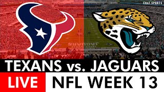 Texans vs Jaguars Live Streaming Scoreboard PlayByPlay Highlights amp Stats  NFL Week 13 On FOX [upl. by Nichol]