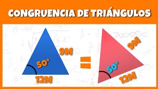 CRITERIOS de CONGRUENCIA de TRIÁNGULOS  Explicación rápida y fácil 😎 [upl. by Argus650]