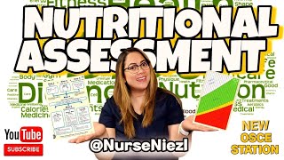 NUTRITIONAL ASSESSMENT  NMC OSCE 🇬🇧 2023 NurseNiezl Niezl2023 [upl. by Annaert]