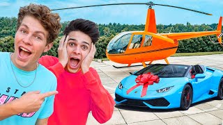 Surprising Brent Rivera With 24 gifts in 24 hours [upl. by Johns261]