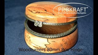 80mm Woodturners Box Hinge [upl. by Rico453]