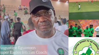 Super Eagles Augustine Eguavoen talks tactics after friendly match AFCON 2022 [upl. by Werdna]