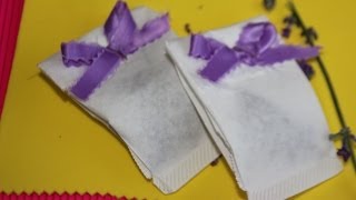 Cómo hacer bolsas aromáticas con filtros de café [upl. by Nesila]