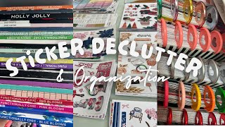 Declutter My Sticker Kits amp Sheets [upl. by Nylinnej]