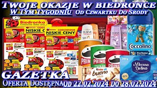 Biedronka Nowa Gazetka Promocyjna Od Czwartku 22022024 W Tym Tygodniu Twoje Okazje w Biedronce [upl. by Anairol977]