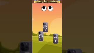 Genius IQ Test Can You Pass This Focus Challenge  shorts viralvideo focustest [upl. by Namajneb644]